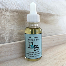 Load image into Gallery viewer, Natural Beard Oil - Cedarwood & Sweet Orange