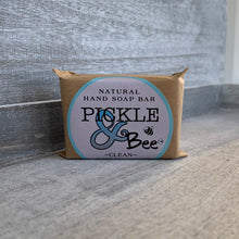 Load image into Gallery viewer, image of natural hand soap in clean scent in packaging