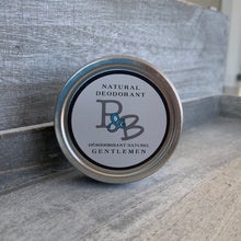 Load image into Gallery viewer, natural men's deodorant in the tin