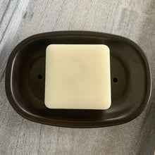 Load image into Gallery viewer, image of natural conditioner bar in rosemary mint scent, by pickle and bee natural products, unwrapped

